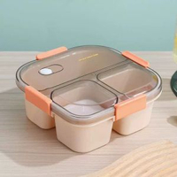 飯盒上班族微波爐加熱專用便當盒分隔型日式帶飯餐盒保鮮盒食品級