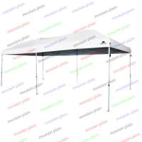White,Outdoor Easy Up Canopy 20' X 10' Straight Leg (200 Sq. Ft Coverage)
