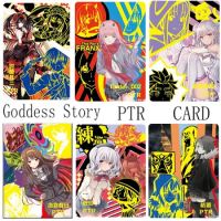 Goddess Story PTR Card Holder Emilia Tokisaki Kurumi anime figure Hot Stamping Game Collection Card gift for kids Toy
