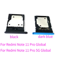 For Xiaomi Redmi Note 11 Pro 5G Global Version SIM Card Tray Slot Holder Adapter Socket