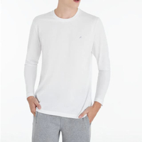 เสื้อยืดแขนยาว สีขาว Active Fresh by Double Goose