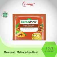 Minuman Serbuk Instant Herbadrink Tradisional Herbal Beras Kencur, Sari, Susu Jahe, JKJ Kencur Jeruk