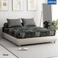 CALIFORNIA Sprei California King Fitted Bantal 4 ukuran 180x200 Sprei California Bantal 4 Karsa