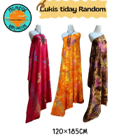 Kain Bali - kain bali motif Lukis Tiday Random - kain pantai