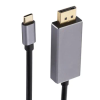 DP 1.4 1.8m Type-C To Display Port Cable Same Screen Cable Conversion Wire 8K Type-c To Large DP for Monitor/Projector/TV