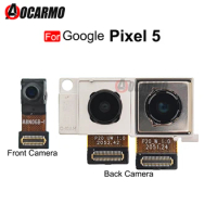Front Facing Selfie Camera Module + Rear Back Camera Flex Cable For Google Pixel 5 Replacement Parts