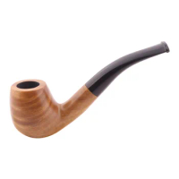 Classic Sandalwood Wood Pipes Activated Carbon Filter Smoking Pipes Tobacco Pipe Cigar Grinder Cigarette Holder