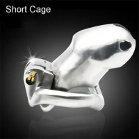 Male Chastity Belt Cock cage Penis Lock chastity device Cock ring sex toys for men Stainless Steel CB6000