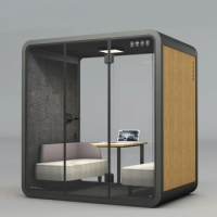 Noise Reduction Office Pod Acoustic Office Meeting Box Sound Proofing Private Telephone Office Booth