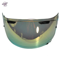 Gold Motorcycle Full Face Helmet Visor Lens Case for ARAI RX-7X RX7X CORSAIR-X RX-7V VAS-V