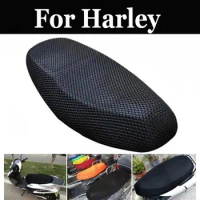 51x86cm Motorcycle Scooter Net Seat Cover Breathable For Harley Cle Classic Sidecar Fl 1200 Flhrci Flhri Flhrs Flhrse3