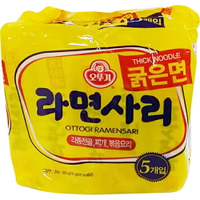 韓國不倒翁OTTOGI Q拉麵(粗麵條)(110g×5包/袋) [大買家]