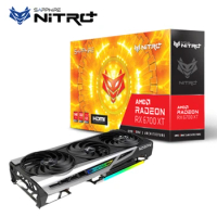 New Sapphire RX 6700 XT RX6700 6700XT Nitro + Video Card GPU AMD Radeon RX6700XT 12GB OC Graphics Cards Computer Game Desktop PC