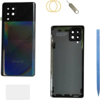 A42 5G Back Cover Replacement Rear Battery Housing Door Parts for Samsung Galaxy A42 5G A426B International Version 6.6 Inch (Bl