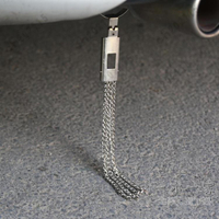 靜電消除器 汽車用靜電帶接地條線鏈去靜電防消除器除釋放車載排氣管拖地帶繩