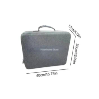 Carrying Case for PS5 Digital Edition Travel Shoulder Bag for Sony PlayStation 5 &amp; HeadphonesTravel Storage Bag Disc