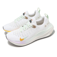 【NIKE 耐吉】慢跑鞋 Wmns Reactx Infinity Run 4 女鞋 白 橘 綠 緩震 針織 運動鞋(HF5730-191)