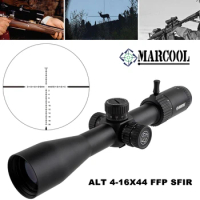 MARCOOL ALT 4-16X44 FFP SFIR rifle sight1/10MIL tactical hunting rifle sight optical sight7.62 .308