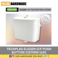 Techplas Elegen Cistern Single / Double Push Flush Button /Low Level/High Level 1101/1102/1103/1104+
