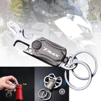 Motorcycle Metal MultiFunction Keychain Fit For YAMAHA XMAX 300 250 400 NMAX125 TMAX 530 2014-2023 Universal Accessories Keyring