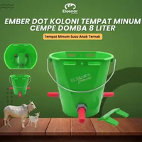 Ember Dot Koloni Kambing Tempat Minum Anakan Kambing Cempe 8 Liter Anti Tumpah