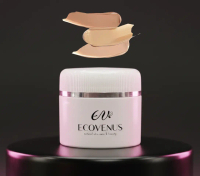 8gram ECO VENUS Foundation 3 code shj!!!! Coverage Tidak Bercapuk  (Fair &Beige same ) , Tan , Natur