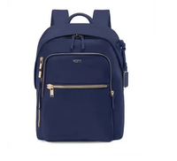 TUMI Voyageur Halsey Backpack Bag - Tas Ransel Wanita - Indigo / Light Gold