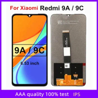 6.53 inch for Xiaomi Redmi 9A/ 9C M2006C3LG LCD Display Screen Touch Digitizer Assembly Replacement Repair