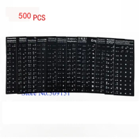 500 PCS German Keyboard Cover Stickers