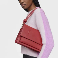 Multifunctional bag, Spanish designer's same russet handbag, women's crossbody bag, elegant and fashionable gift