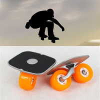 portable driftboard easy carry freeline roller drift board foot shift skateboard led flash skating skate board free shipping