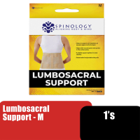 Spinology Lumbosacral Support Size (M) Lumbar Support / Waist Support / Backbone Support for Sciatic