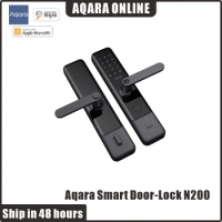 Aqara N200 Smart Door Lock Fingerprint Password Bluetooth NFC Unlock Smart Linkage With Doorbell Works With Mijia Apple HomeKit