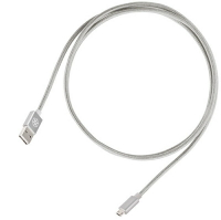 【最高現折268】銀欣 CPU01C 銀色 USB Type-A轉Micro-B 0.5m/1m/1.8m 傳輸線