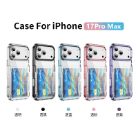 Giá đỡ pendrive cho iPhone 17 Pro Max và 17, ốp lưng trong suốt tương thích với iPhone 16/15/14/13/1