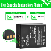 Pickle Power 7.4V 2000mAh BLH-1 BLH1 Camera Battery for Olympus E-M1 Mark II Camera
