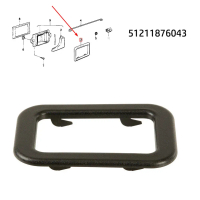 Nẹp viền bọc tay nắm cửa nội thất cho BMW E30 E28 E24 E23 51211876043