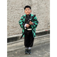 เสื้อคลุมพิมพ์ลายทันจิโร่ ดาบพิฆาตอสูร Demon slayer