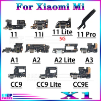 1 Pce USB Charger Port Jack Dock Connector Flex Cable For Xiaomi Mi 11 CC9 A2 Lite A1 A3 11i Pro Charging Board Module