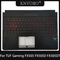 95%New US Backlit Keyboard For ASUS TUF Gaming FX505 FX505D FX505DT Laptop Palmrest Case With Backlight Keyboard 90NR02N1-R30US0