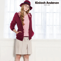 【Kinloch Anderson】金安德森女裝 知性貼帶飾釦五分裙短裙(米卡其)