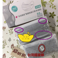 台灣製 現貨 台灣優紙 成人醫療口罩 成人平面4層活性碳醫用口罩*50入/盒-86 #百富生活館