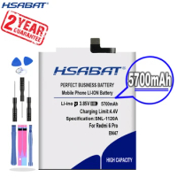 New Arrival [ HSABAT ] 5700mAh BN47 Replacement Battery for Xiaomi RedMi 6 pro/ Hongmi Redmi 6 Pro / Mi A2 Lite