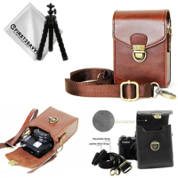 PU leather camera case bag with strap for Sony RX100 VII M7 RX100VI M6 RX100VA M5A RX100V RX100IV RX100III WX700 HX99 HX90 HX60