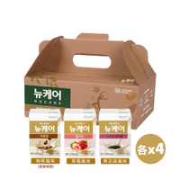 NUCARE 可倍力 營養飲禮盒-咖啡/草莓/黑芝麻 (200ml/12瓶/箱)【杏一】