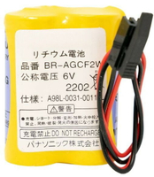 BR-AGCF2W A98L-0031-0011 6V  2800mAh 帶2P黑色接頭 不可充電PLC鋰電池(含稅)【佑齊企業 iCmore】