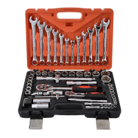 61pcs Combination Socket Wrench Set Ratchet Spanner Tools Set Box Set