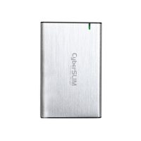 CyberSLIM 2.5吋硬碟外接盒 銀 B25U3 USB3.0