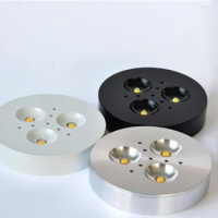 20pcs/lot 3W Under Cabinet Lamps LED Downlights Puck Spot Light For Kitchen Closet Furniture Lighting 12V LED Lamp