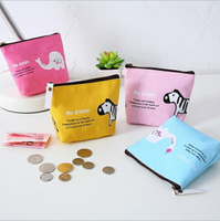 PS Mall【J2111】韓國可愛動物樂園 創意 簡約男女學生零錢包 卡通動物硬幣包